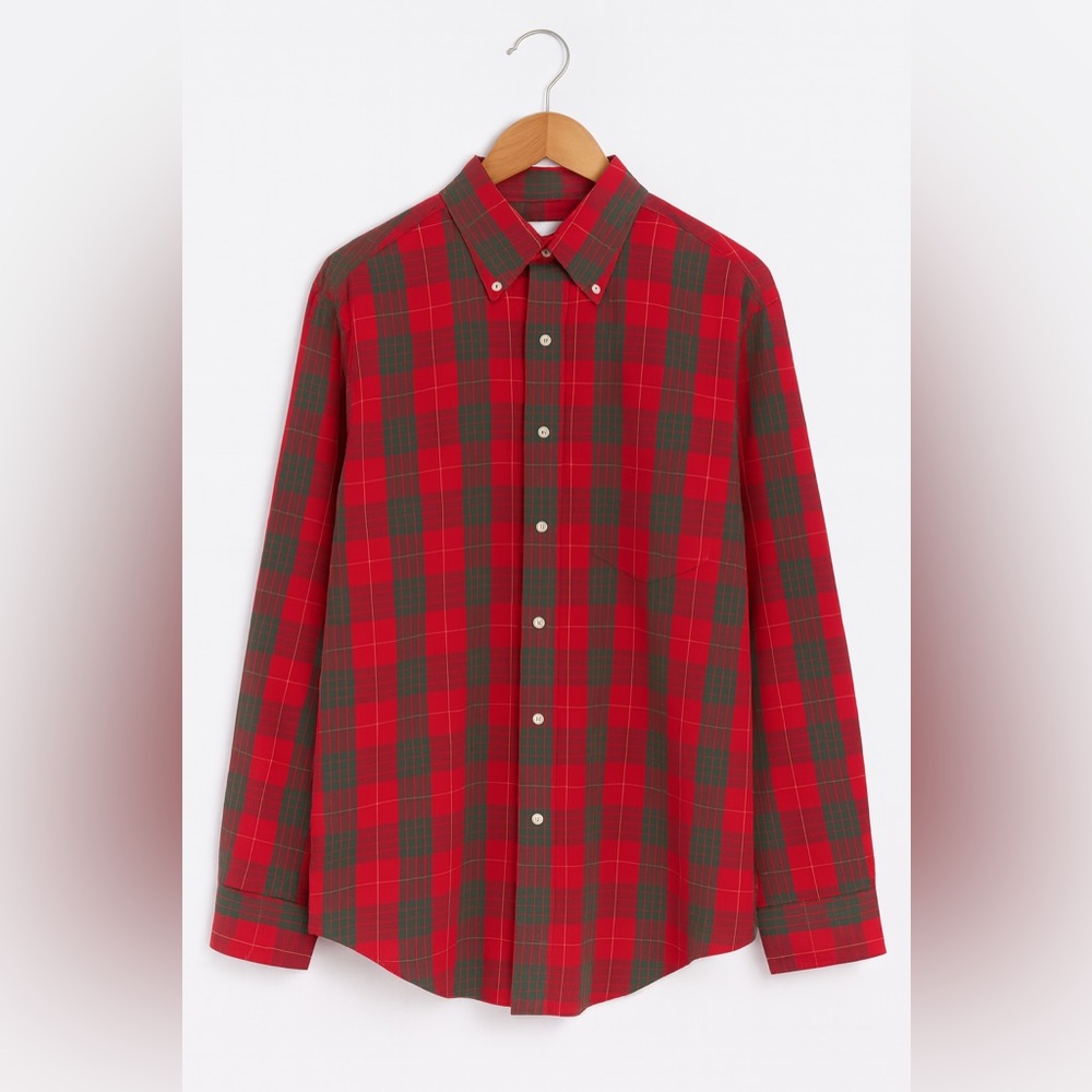 Jos. A. Bank Traveler’s Collection Plaid Button-Down Shirt XL